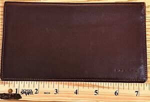 Lancel Paris leather wallet brown Men’s GUC